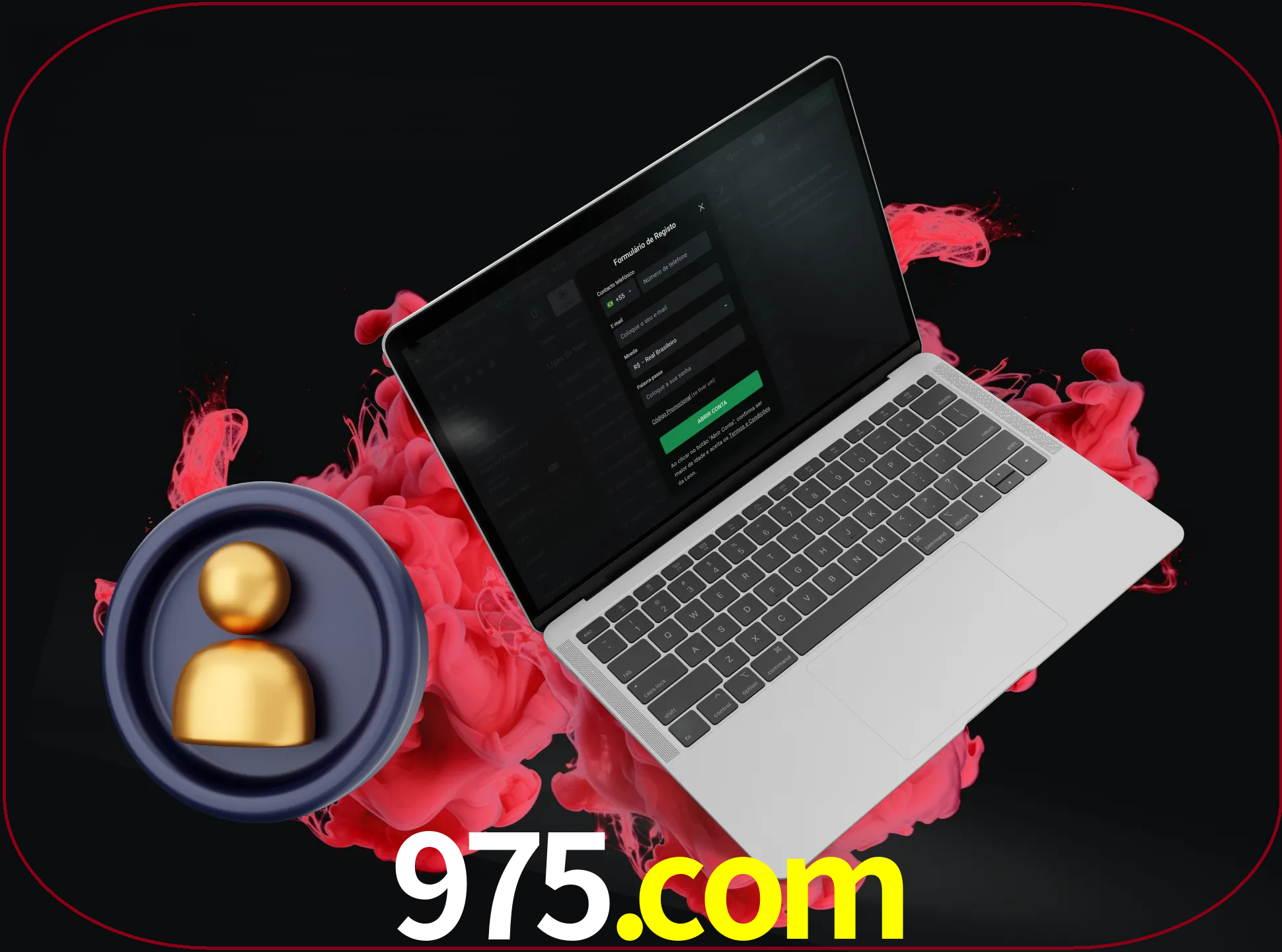 No cabeçalho do site 975, clique no botão que o levará a um formulário especial onde terá de introduzir as suas informações actuais.