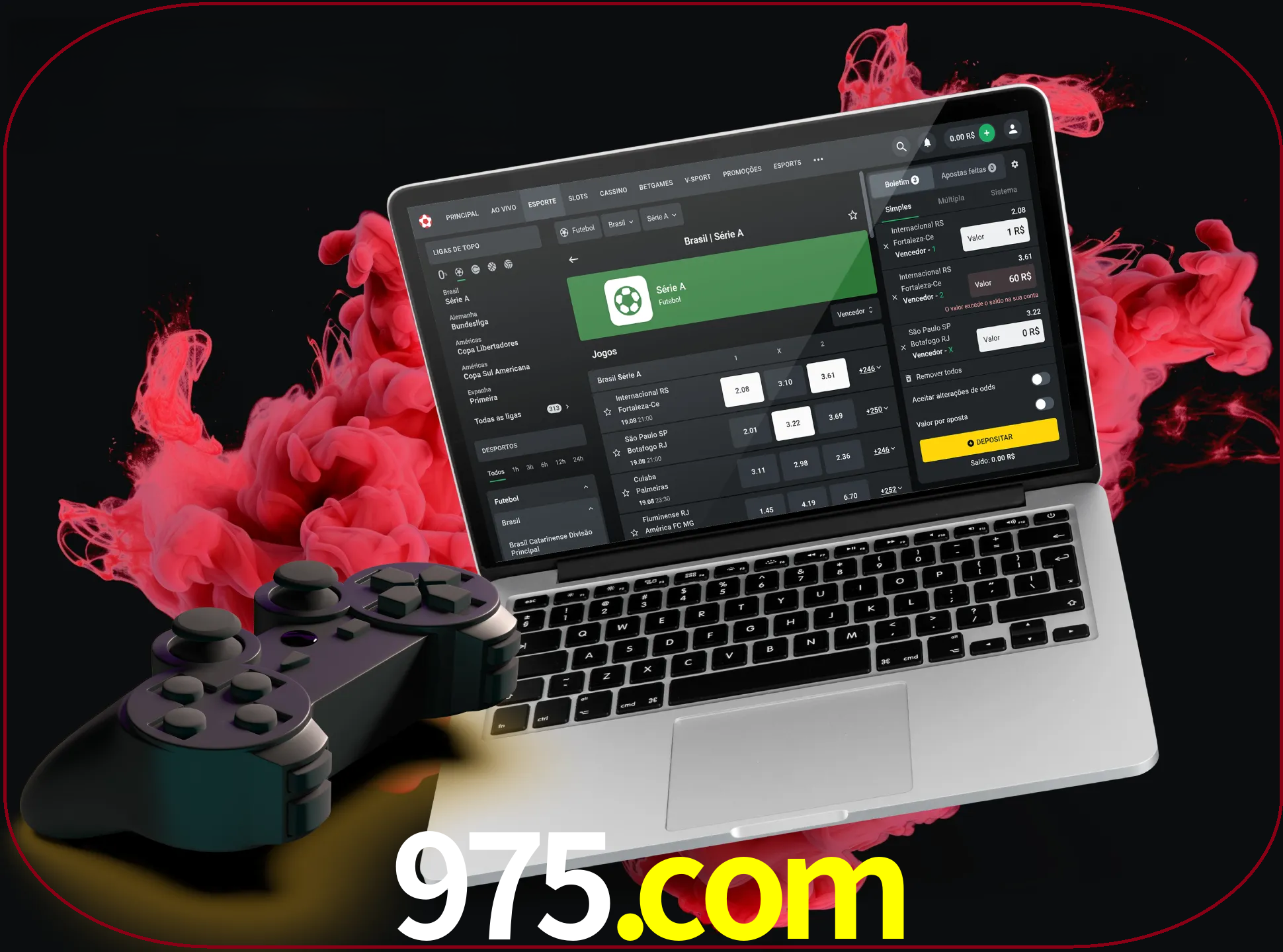 Visite a secção especial de jogos de vídeo em 975 para descobrir em que jogos pode apostar e ganhar muito dinheiro.