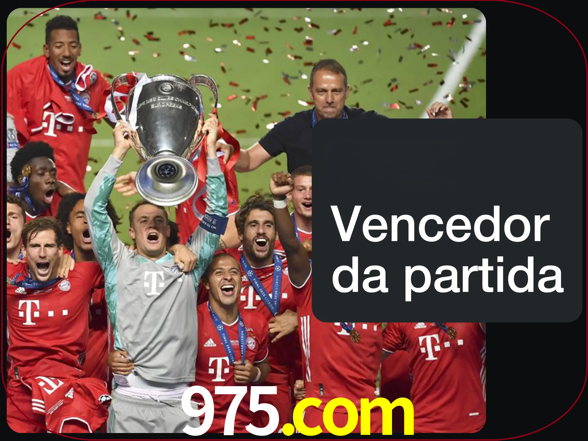 Aposte no vencedor e ganhe uma grande quantia de dinheiro.