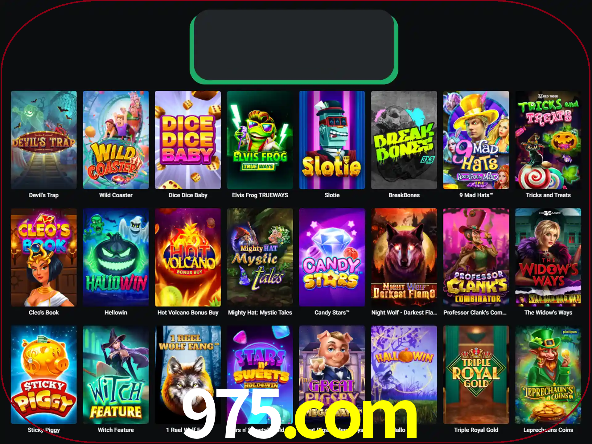 Procure por seus amados jogos de slot.